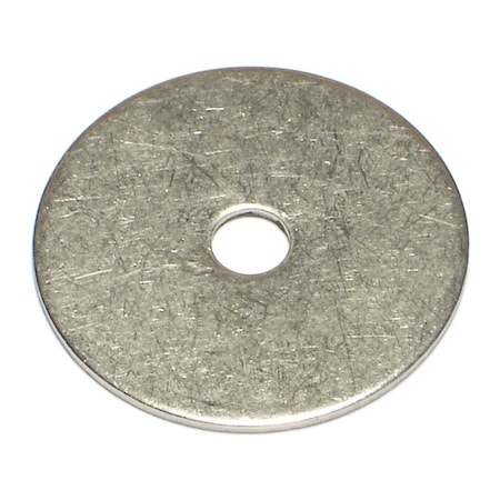 Midwest Fastener Fender Washer, For Screw Size #10 , 18-8 Stainless Steel Plain Finish, 15 PK 63388